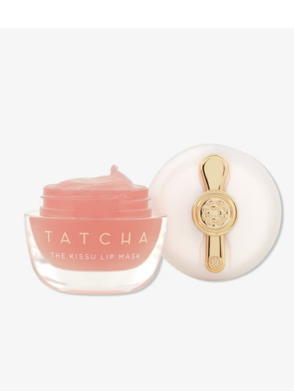 Tatcha Kissu Lip Mask in Soft Peach-Pink  Retail $49